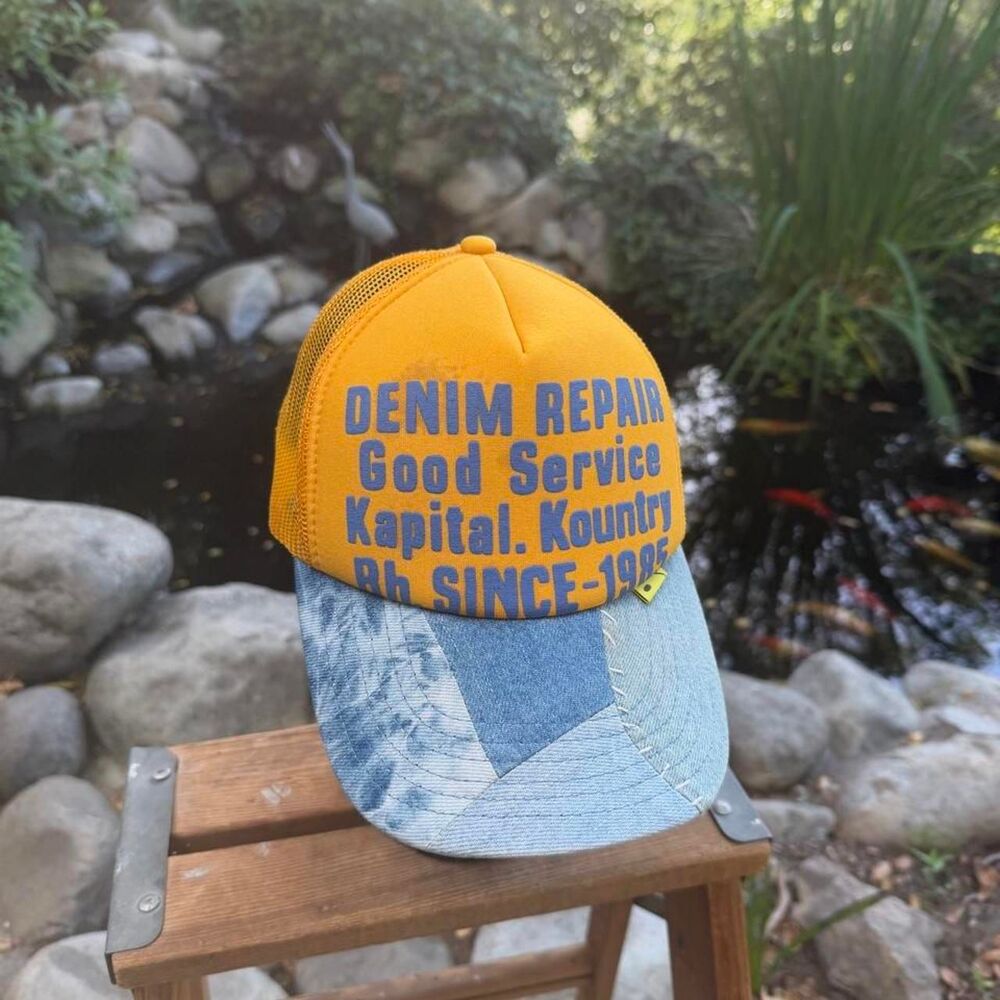 Kapital Men's Yellow and Orange Hat